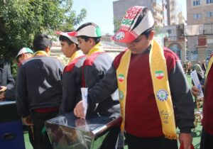 مشارکت فعال دانش آموزان آذربایجان شرقی در جشن عاطفه ها