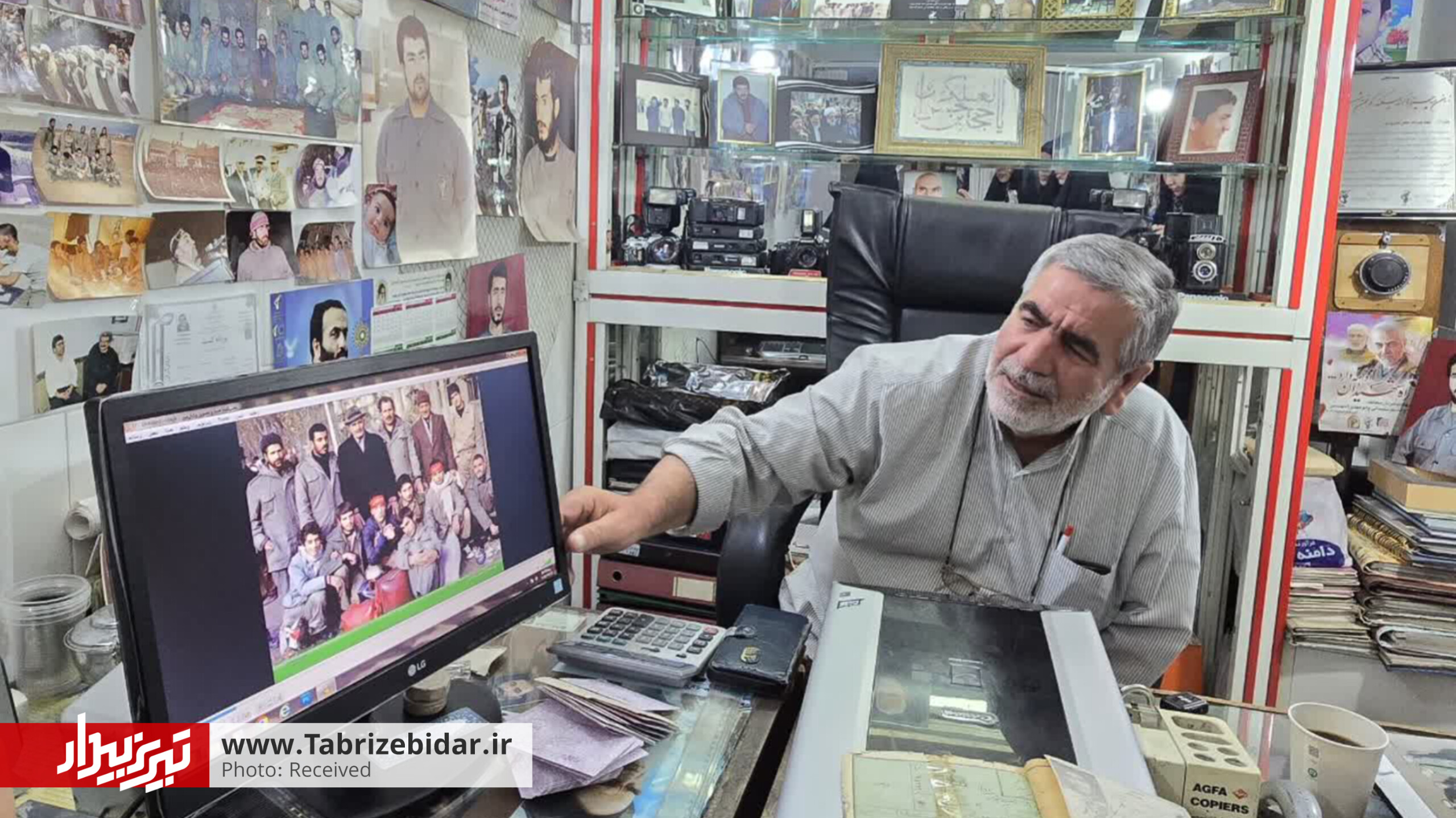 راز شهادت پشت پرده قرمز / قاب تاریخ در عکاسخانه حاج حسین